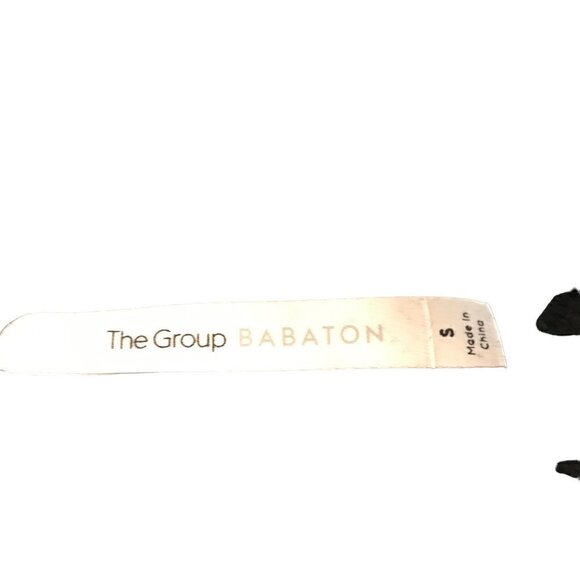 ARITZIA The Group By Babaton Black Wide Leg Elastic Waist Pull On Pants Size S - Picture 6 of 7